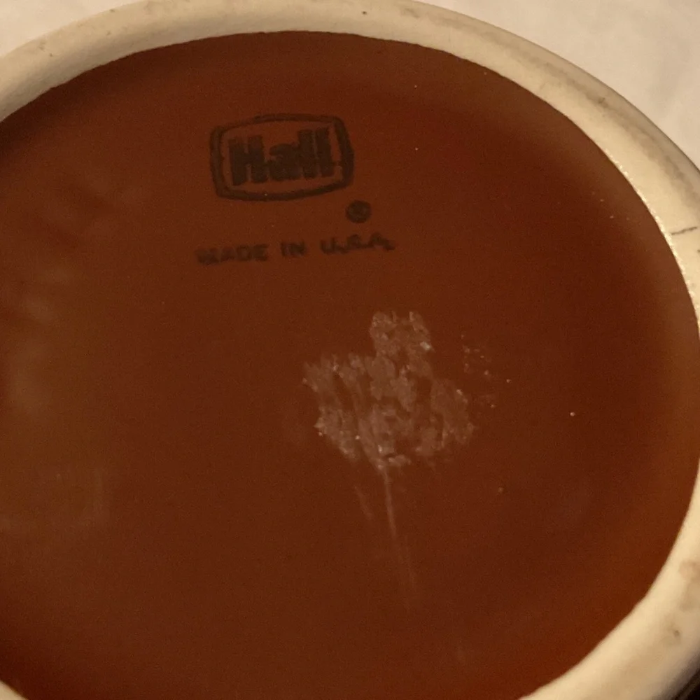 hall pottery enjoy your